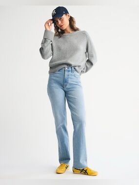 Abercrombie & Fitch The 90’s Straight Ultra High Rise Size 23 Denim Fall Casual